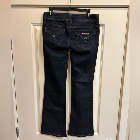 Hudson Beth Mid Rise Boot Cut Jeans Dark Wash - size 28 - Picture 3 of 6